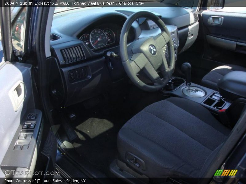 Torched Steel Blue Pearl / Charcoal Gray 2004 Mitsubishi Endeavor XLS AWD
