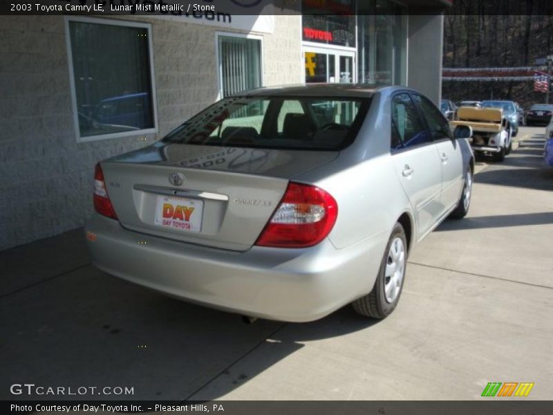 Lunar Mist Metallic / Stone 2003 Toyota Camry LE