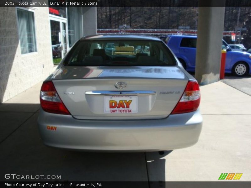 Lunar Mist Metallic / Stone 2003 Toyota Camry LE