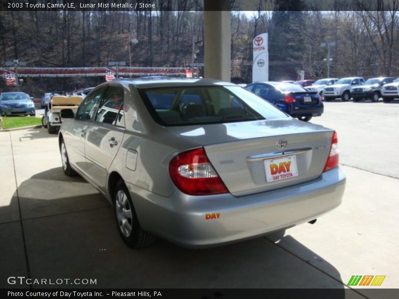 Lunar Mist Metallic / Stone 2003 Toyota Camry LE