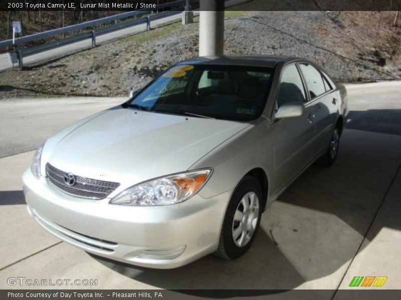 Lunar Mist Metallic / Stone 2003 Toyota Camry LE