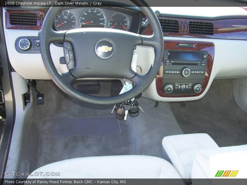 Dark Silver Metallic / Gray 2008 Chevrolet Impala LT