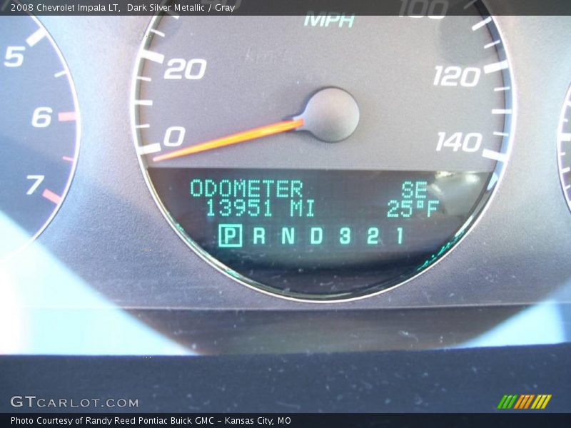Dark Silver Metallic / Gray 2008 Chevrolet Impala LT