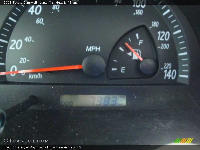 Lunar Mist Metallic / Stone 2003 Toyota Camry LE