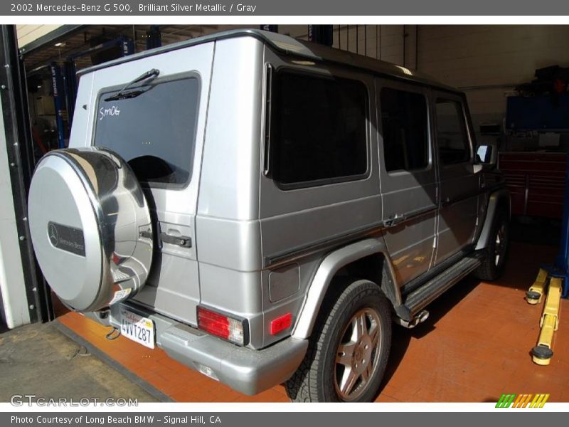 Brilliant Silver Metallic / Gray 2002 Mercedes-Benz G 500