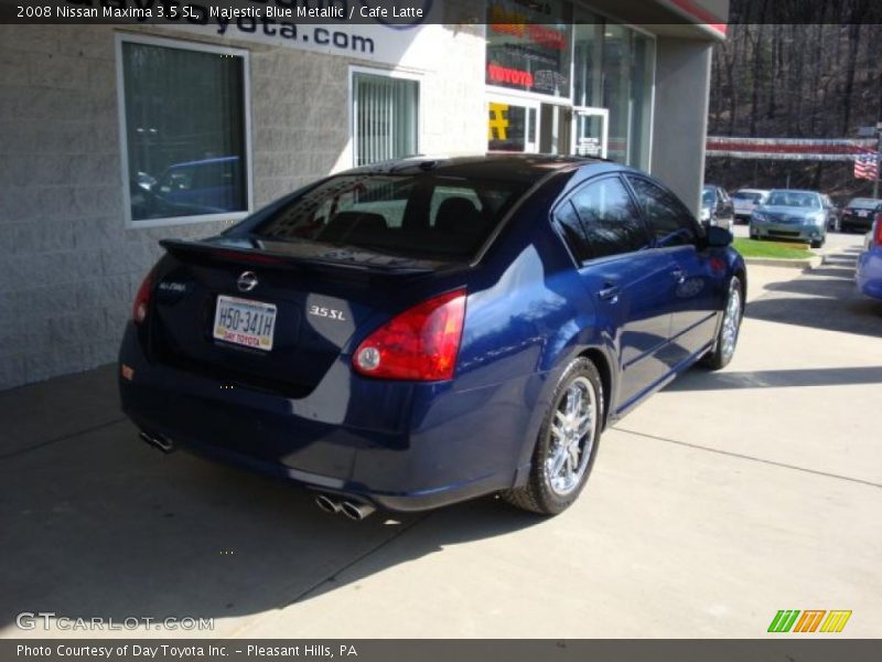 Majestic Blue Metallic / Cafe Latte 2008 Nissan Maxima 3.5 SL