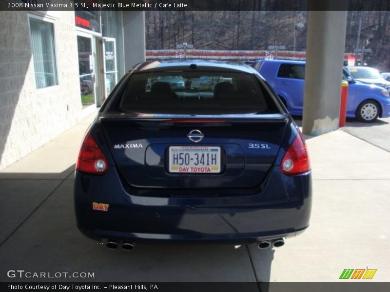 Majestic Blue Metallic / Cafe Latte 2008 Nissan Maxima 3.5 SL