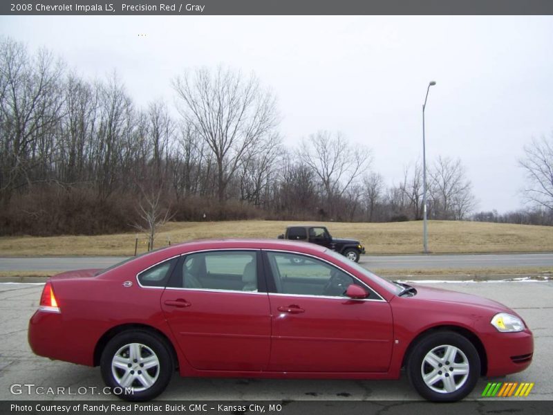 Precision Red / Gray 2008 Chevrolet Impala LS