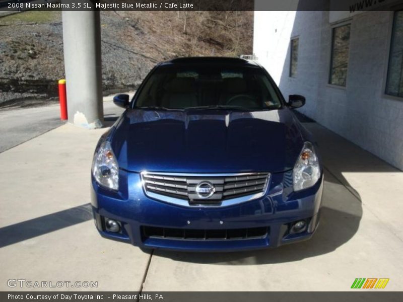Majestic Blue Metallic / Cafe Latte 2008 Nissan Maxima 3.5 SL