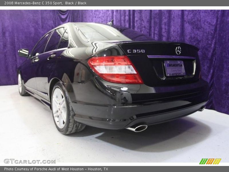 Black / Black 2008 Mercedes-Benz C 350 Sport