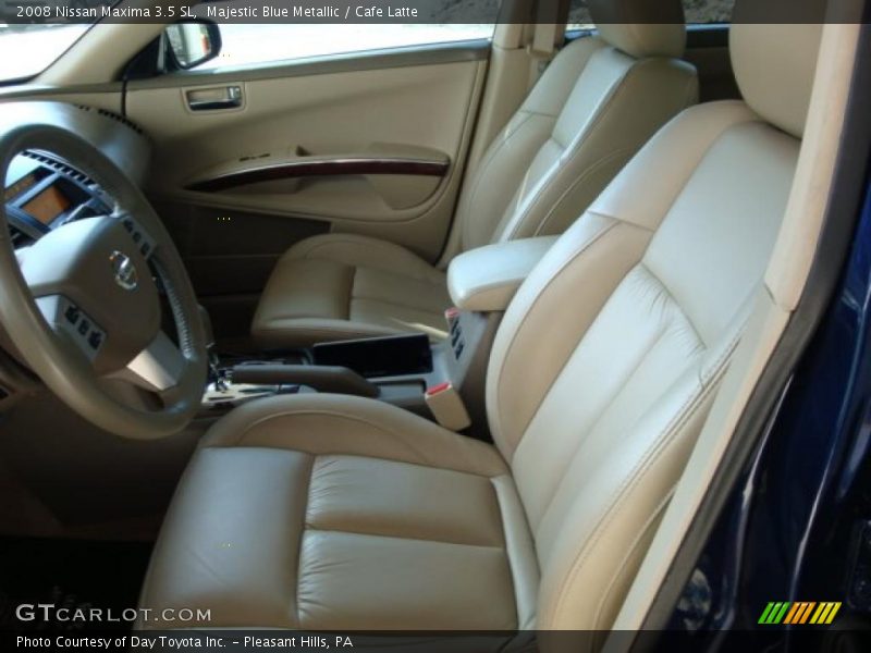 Majestic Blue Metallic / Cafe Latte 2008 Nissan Maxima 3.5 SL