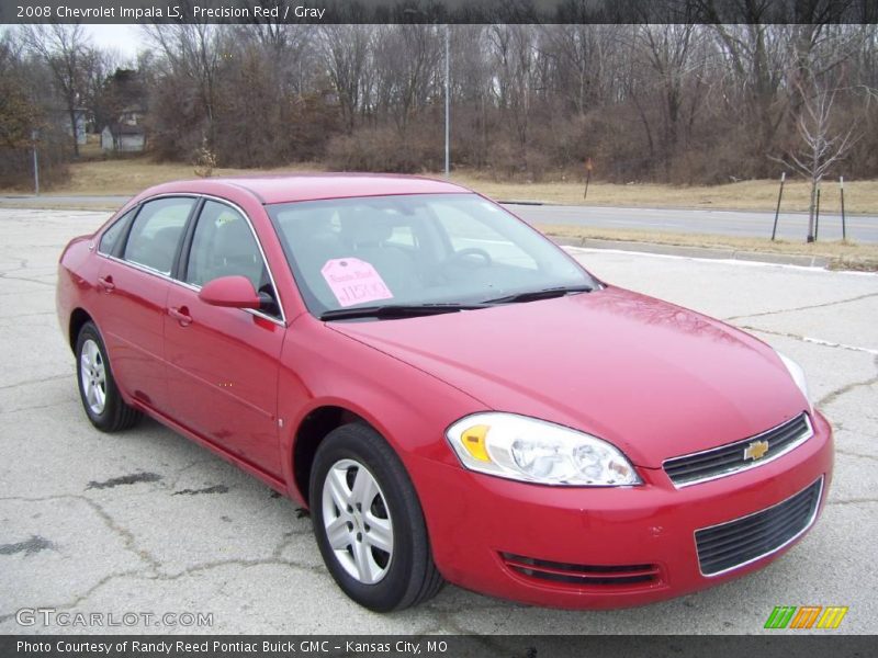 Precision Red / Gray 2008 Chevrolet Impala LS