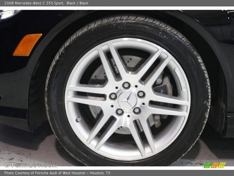 Black / Black 2008 Mercedes-Benz C 350 Sport