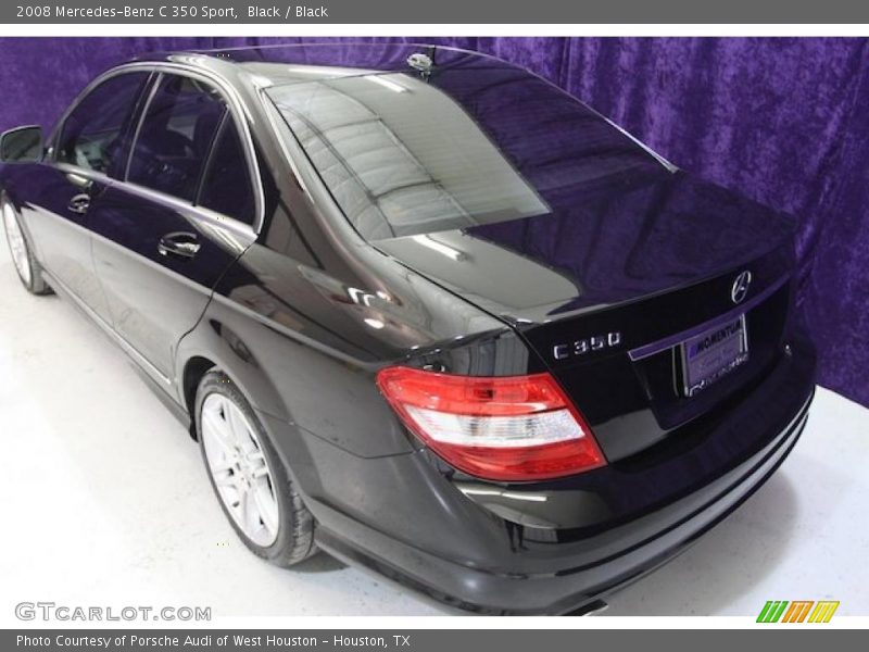Black / Black 2008 Mercedes-Benz C 350 Sport