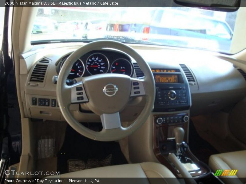 Majestic Blue Metallic / Cafe Latte 2008 Nissan Maxima 3.5 SL
