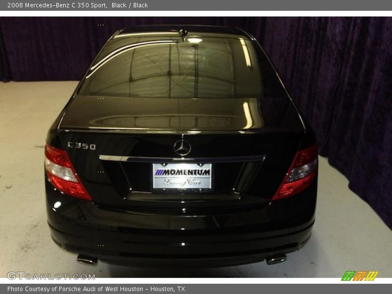 Black / Black 2008 Mercedes-Benz C 350 Sport