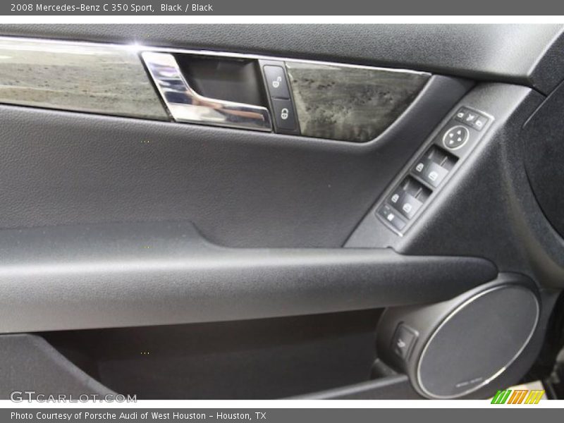 Black / Black 2008 Mercedes-Benz C 350 Sport