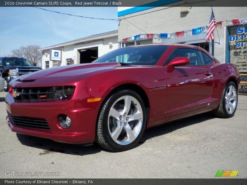 Red Jewel Tintcoat / Black 2010 Chevrolet Camaro SS/RS Coupe
