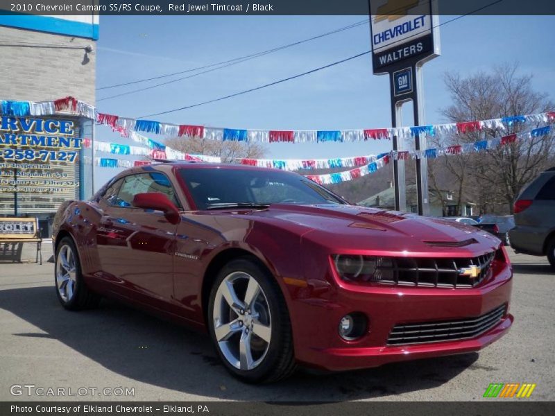 Red Jewel Tintcoat / Black 2010 Chevrolet Camaro SS/RS Coupe