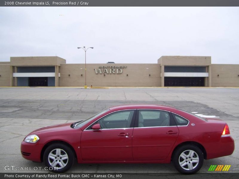 Precision Red / Gray 2008 Chevrolet Impala LS