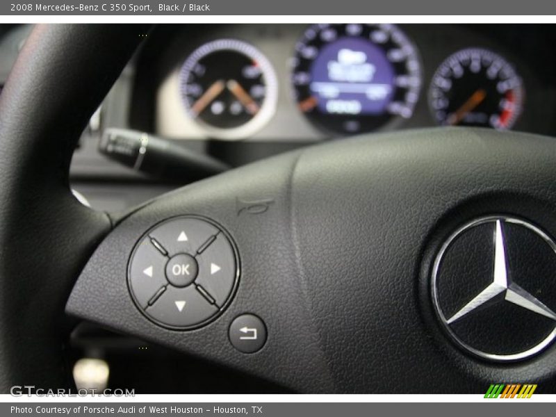 Black / Black 2008 Mercedes-Benz C 350 Sport