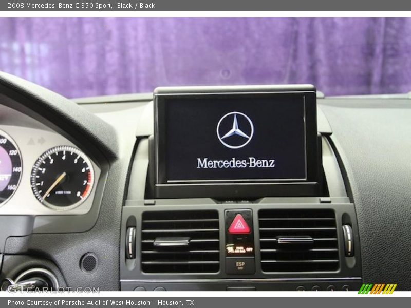 Black / Black 2008 Mercedes-Benz C 350 Sport