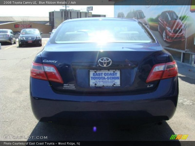Blue Ribbon Metallic / Ash 2008 Toyota Camry LE