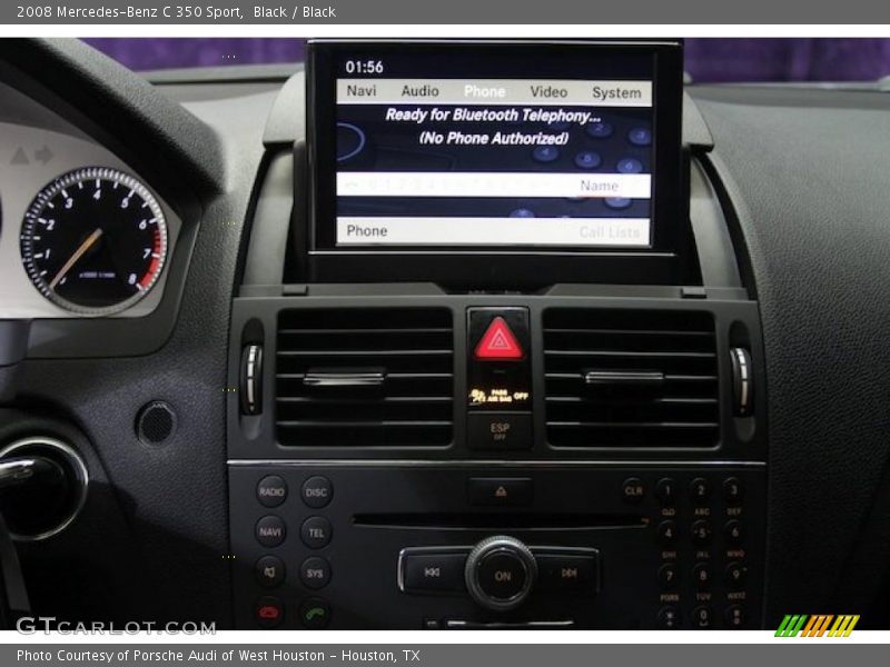 Black / Black 2008 Mercedes-Benz C 350 Sport