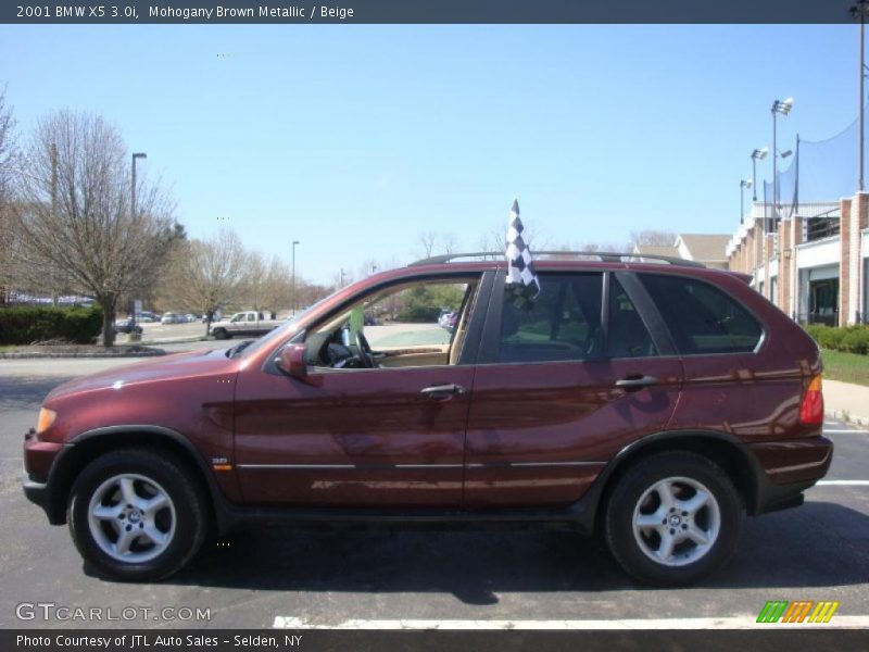 Mohogany Brown Metallic / Beige 2001 BMW X5 3.0i