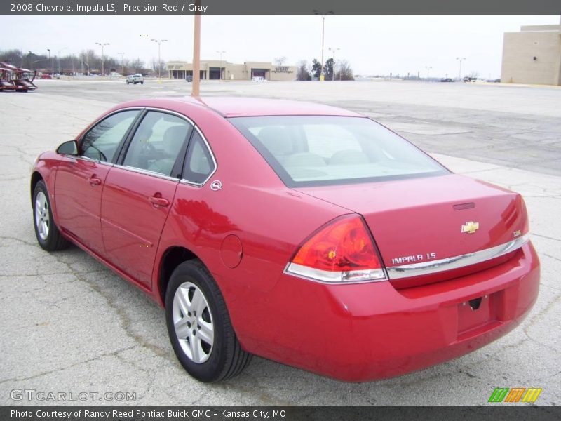Precision Red / Gray 2008 Chevrolet Impala LS