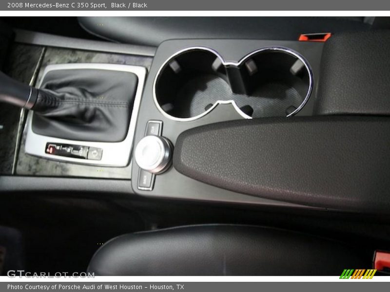 Black / Black 2008 Mercedes-Benz C 350 Sport
