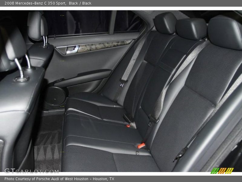 Black / Black 2008 Mercedes-Benz C 350 Sport