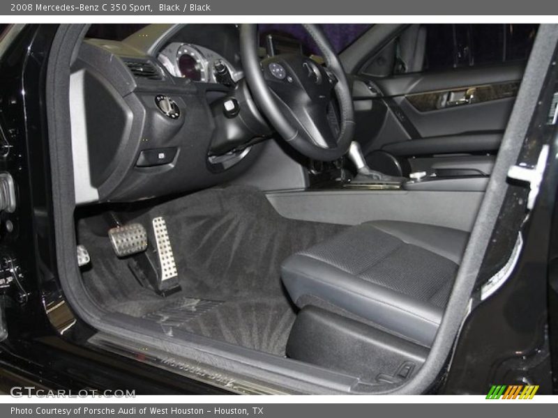 Black / Black 2008 Mercedes-Benz C 350 Sport