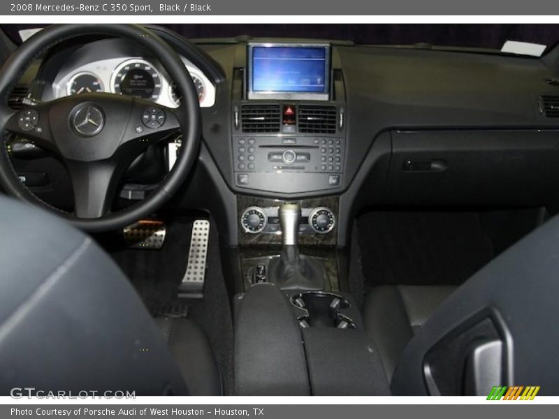 Black / Black 2008 Mercedes-Benz C 350 Sport