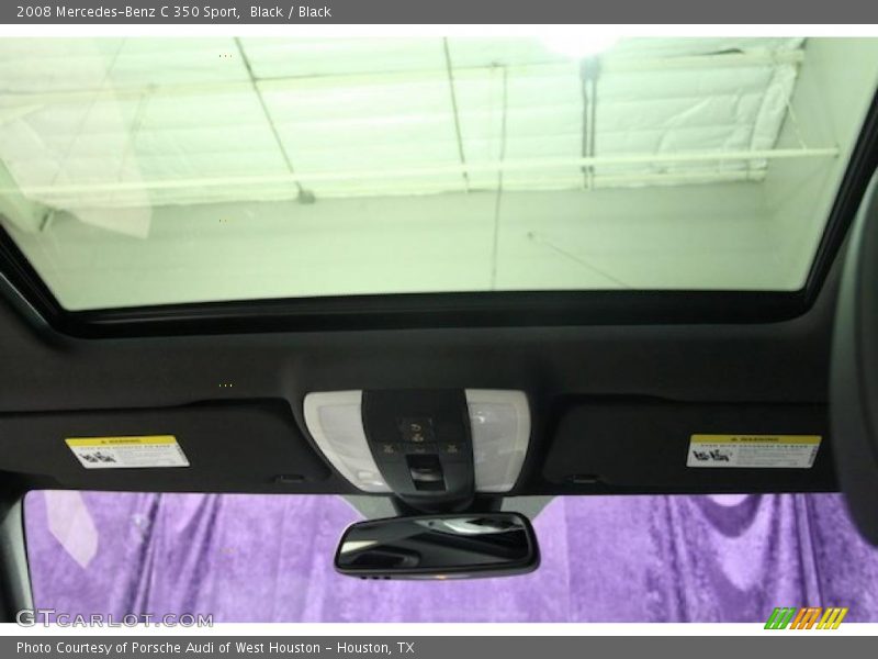 Black / Black 2008 Mercedes-Benz C 350 Sport