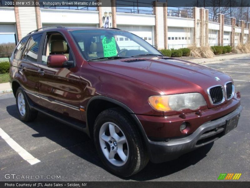 Mohogany Brown Metallic / Beige 2001 BMW X5 3.0i