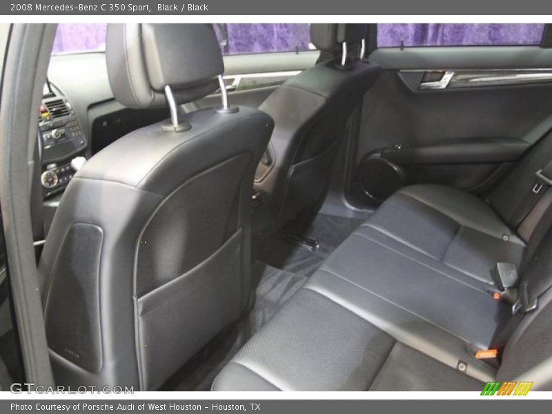 Black / Black 2008 Mercedes-Benz C 350 Sport