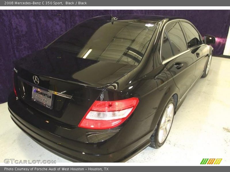 Black / Black 2008 Mercedes-Benz C 350 Sport