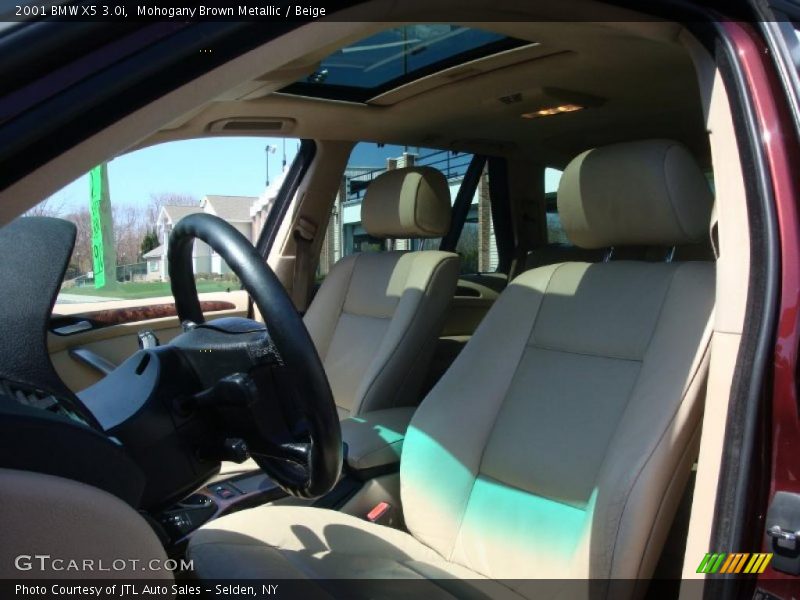 Mohogany Brown Metallic / Beige 2001 BMW X5 3.0i