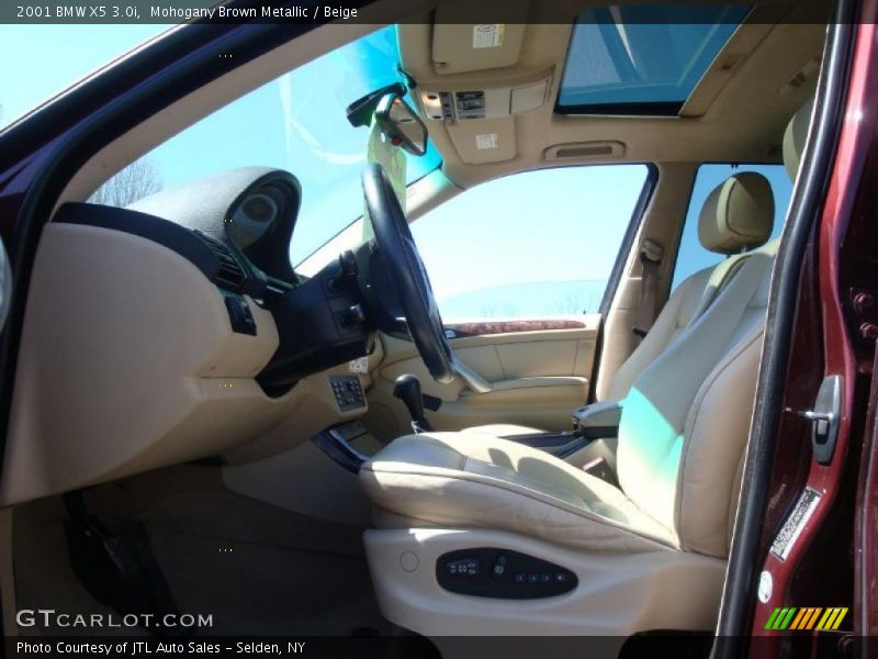 Mohogany Brown Metallic / Beige 2001 BMW X5 3.0i