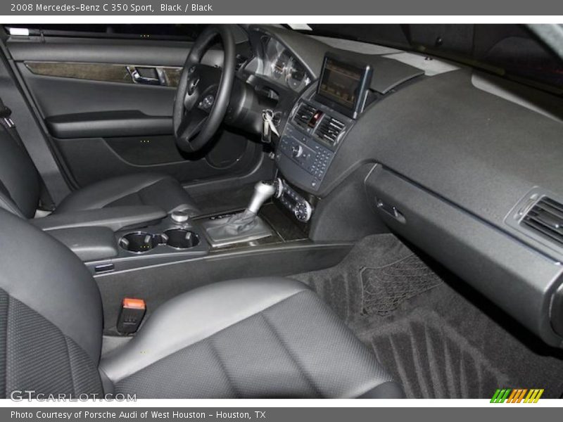 Black / Black 2008 Mercedes-Benz C 350 Sport
