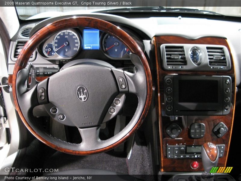 Grigio Touring (Silver) / Black 2008 Maserati Quattroporte Executive GT