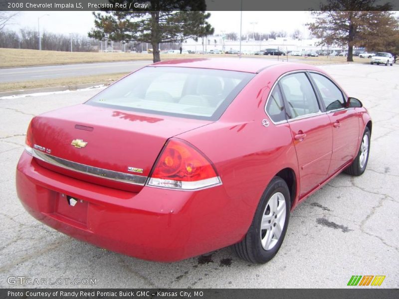 Precision Red / Gray 2008 Chevrolet Impala LS
