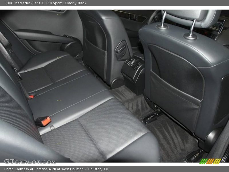 Black / Black 2008 Mercedes-Benz C 350 Sport