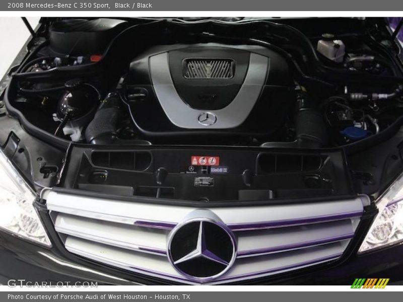 Black / Black 2008 Mercedes-Benz C 350 Sport