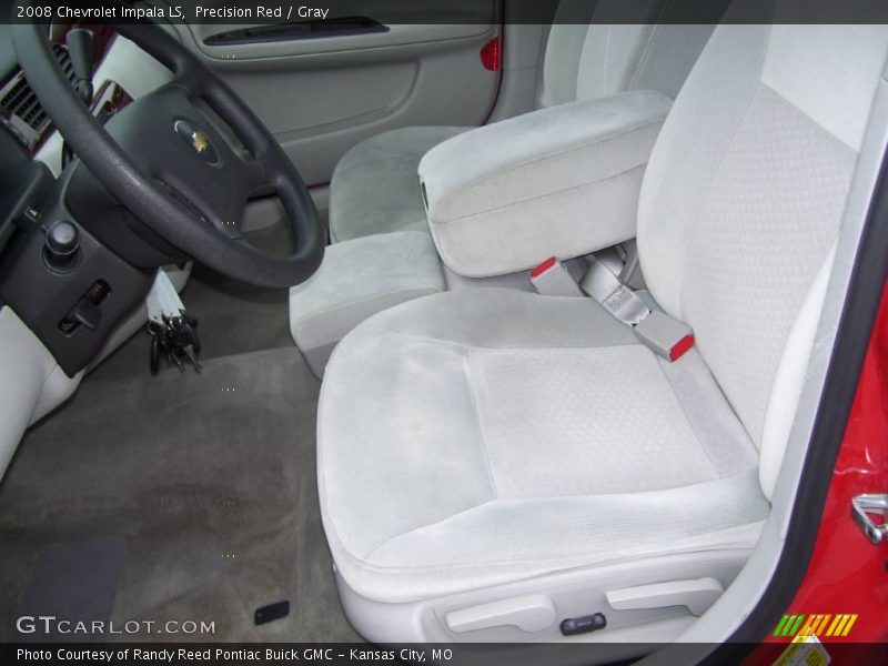 Precision Red / Gray 2008 Chevrolet Impala LS
