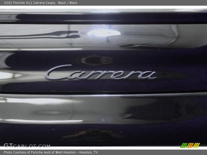 Black / Black 2002 Porsche 911 Carrera Coupe
