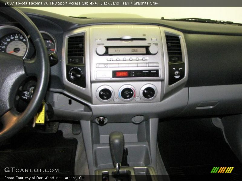 Black Sand Pearl / Graphite Gray 2007 Toyota Tacoma V6 TRD Sport Access Cab 4x4