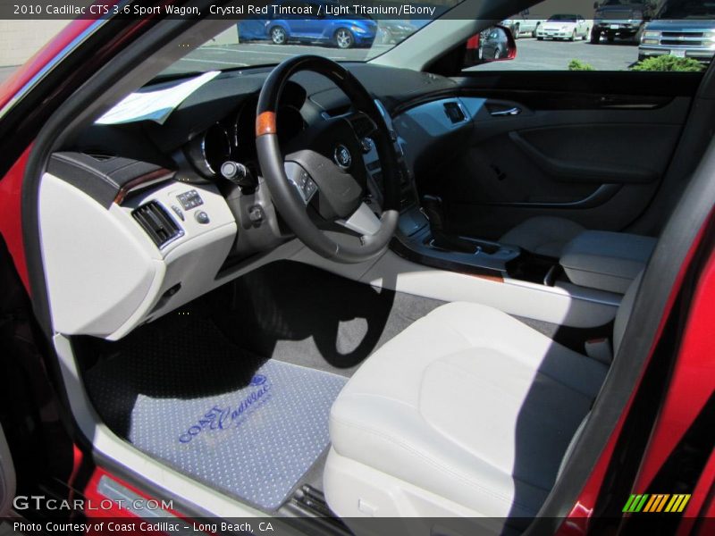 Crystal Red Tintcoat / Light Titanium/Ebony 2010 Cadillac CTS 3.6 Sport Wagon