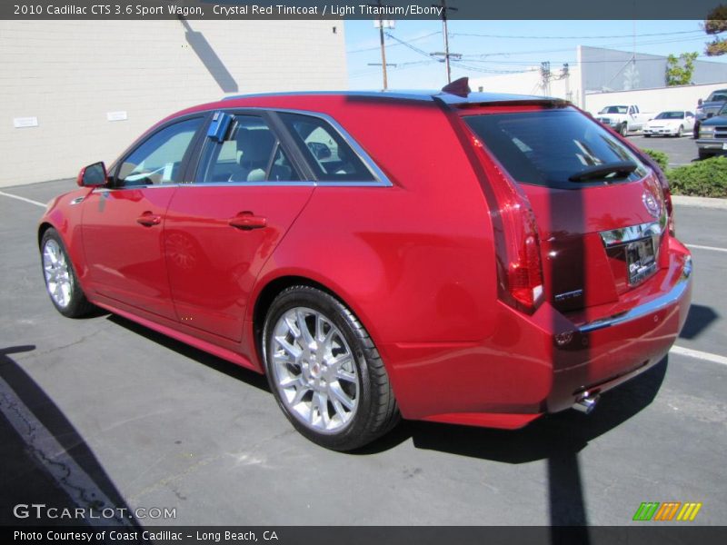 Crystal Red Tintcoat / Light Titanium/Ebony 2010 Cadillac CTS 3.6 Sport Wagon